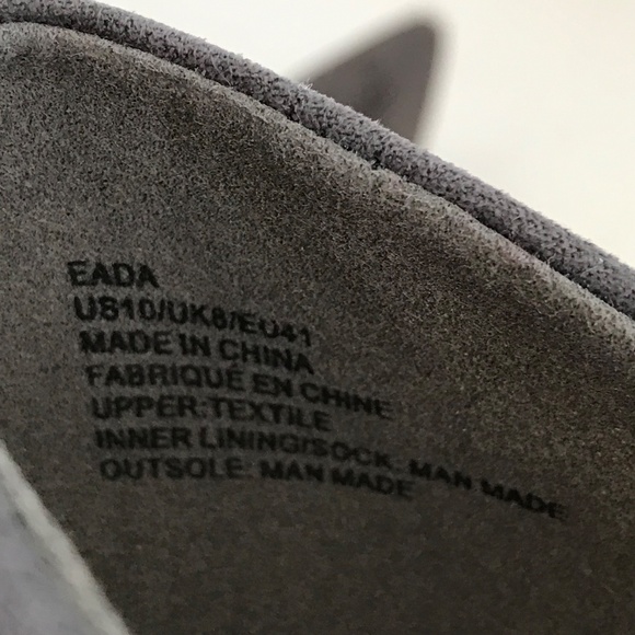 JUSTFAB Eada Stiletto Heels Asymmetrical Pump Pointed Toe Gray Women’s Size 10 - Picture 13 of 16